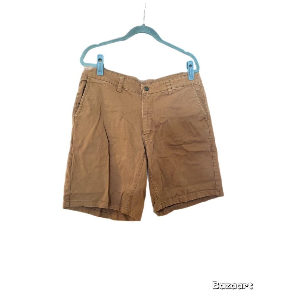 Kavu Mens Size 36 Brown Flat Front Shorts